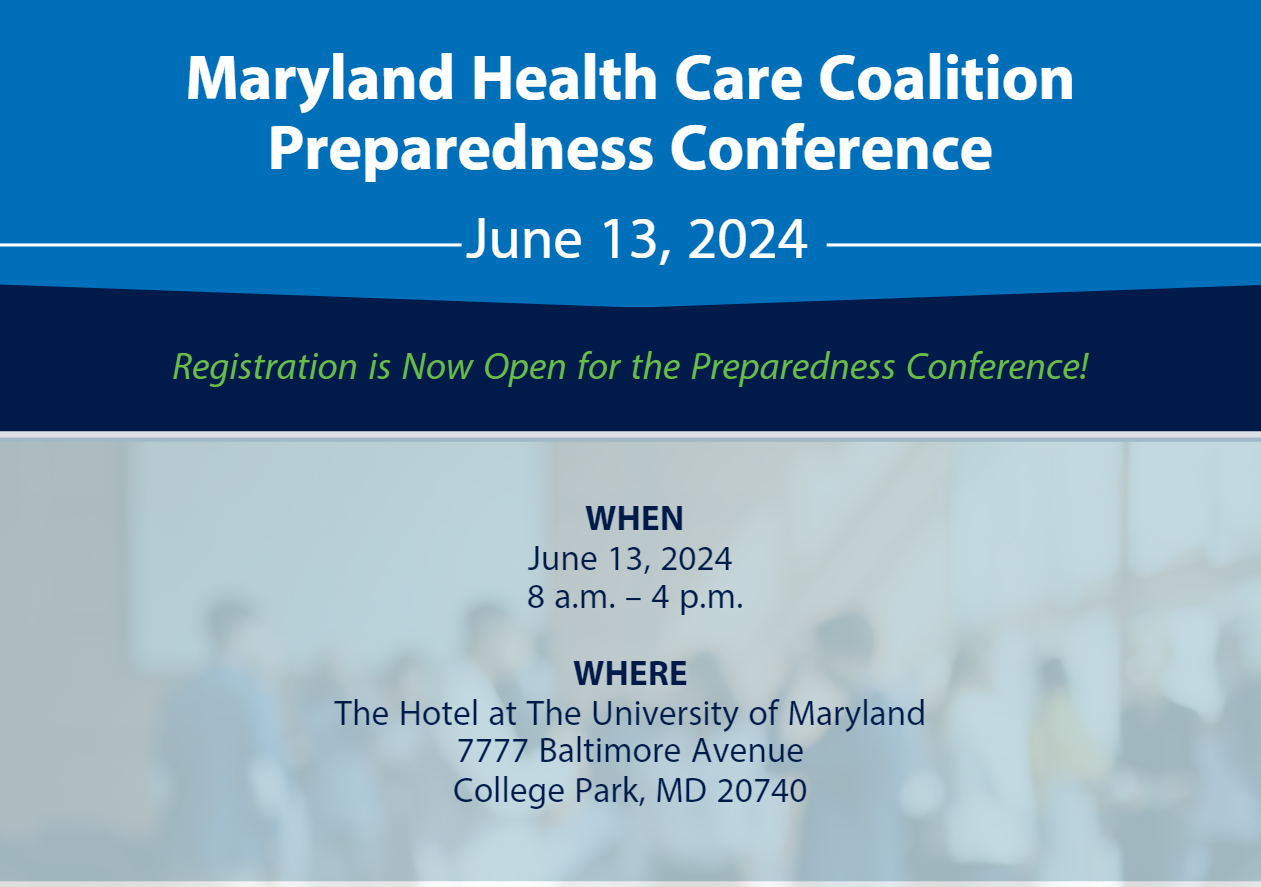 Maryland Healthcare Coalition Preparedness Conference 2024